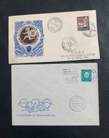 2 lettres Thème Sport Essen 1960 &  Roma 1962