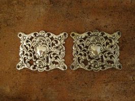 Antike Schuhschnalle / Silber