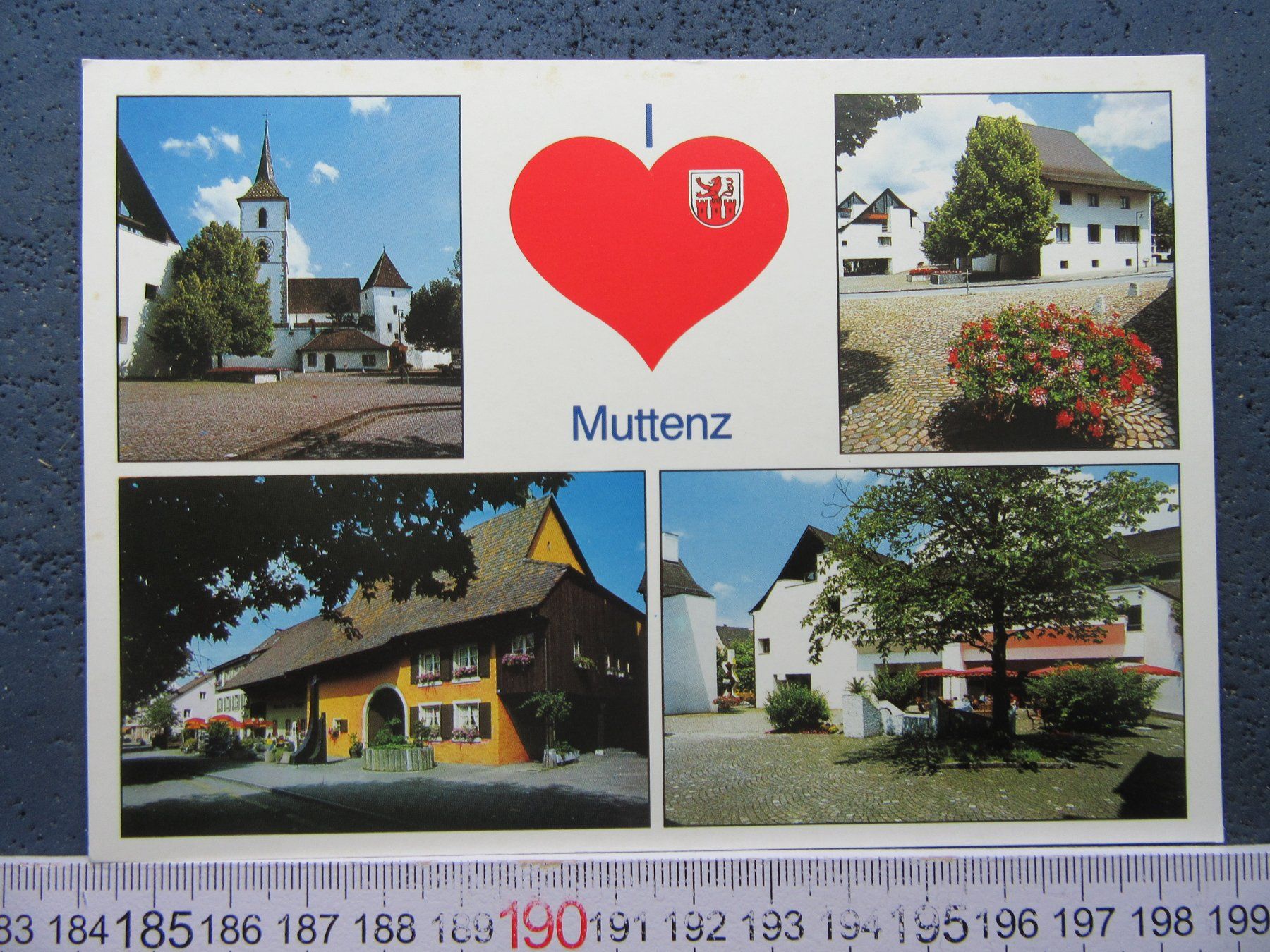 Cartoline postali: I  ❤  MUTTENZ BL AK – Usato da Ettingen venduto da Hausi4711