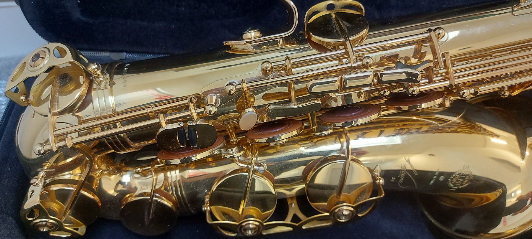 Selmer Strumenti musicali: Selmer Reference 54 Tenor Saxophone gold lacquer engraved – Usato da Glattbrugg venduto da Swissmusik 4
