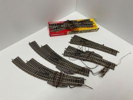Fleischmann H0, Profigleis, Weichen Konvolut, alles Bespielt