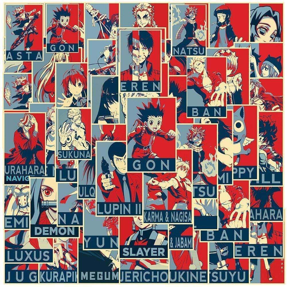 Sticker: 50 stk. Anime Aufkleber – Nuovo e nell'imballaggio originale da Uerkheim venduto da Kaufoption 3