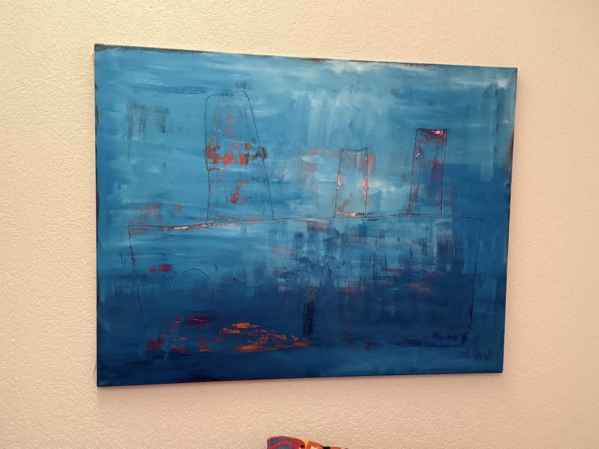 Dipinti: Bild auf Leinwand von Elisabeth KOLLY – Usato da Kappelen venduto da Mikik 2