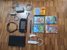 Wii U Konsole mit 5 Spielen und Zubehör ab 1 Fr.-