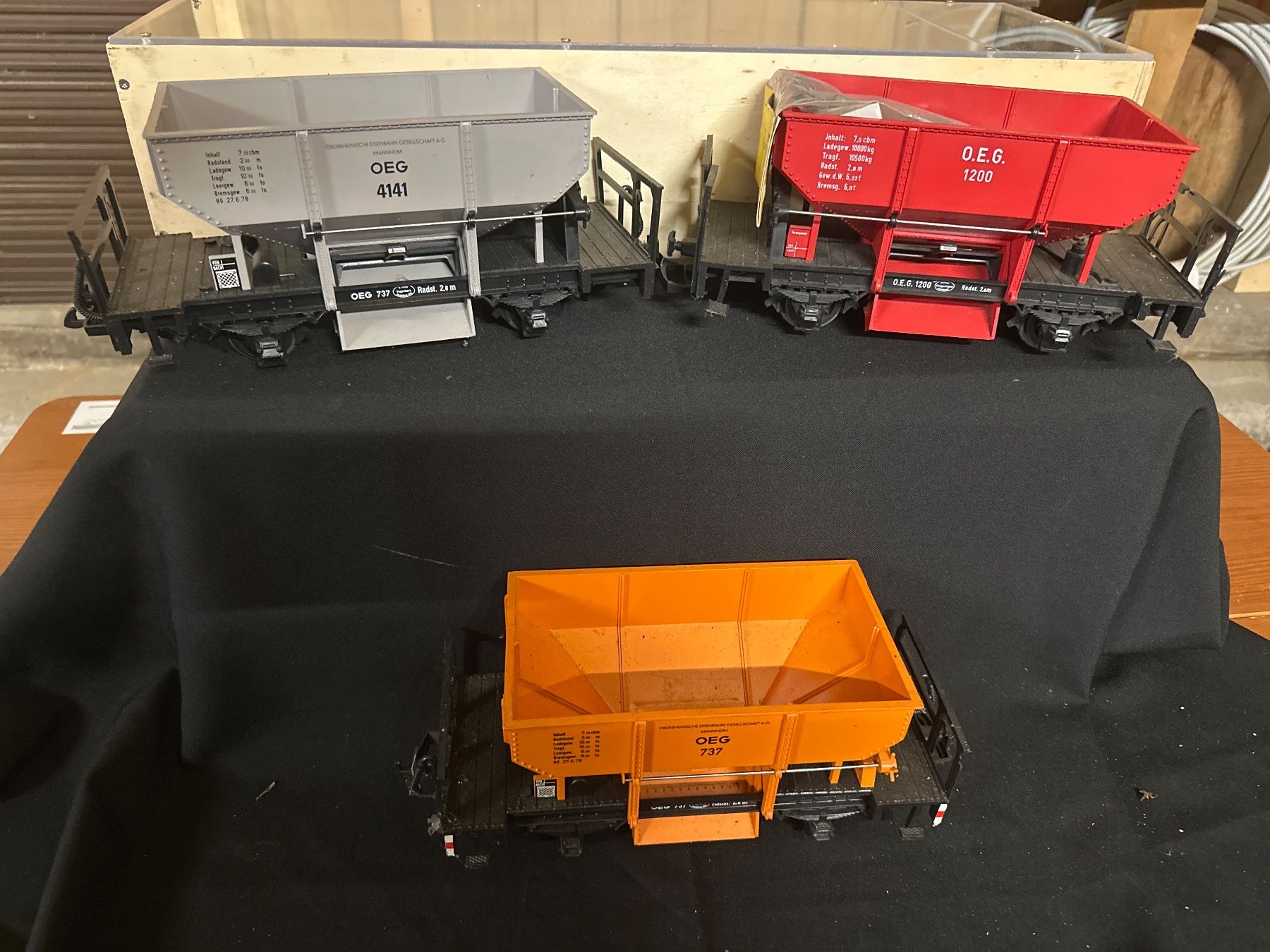 LGB Modellini di ferrovie: LGB Güterwagons 3er Set – Usato da Russikon venduto da Pedro20