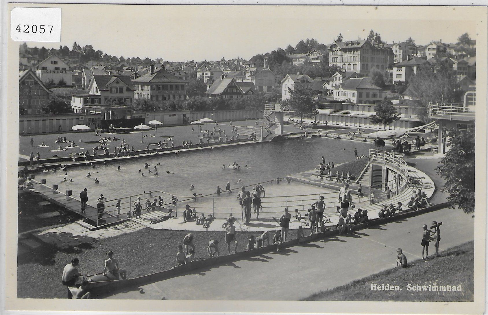 Cartoline postali: Heiden - Schwimmbad – Usato da Ettingen venduto da Kartenplanet