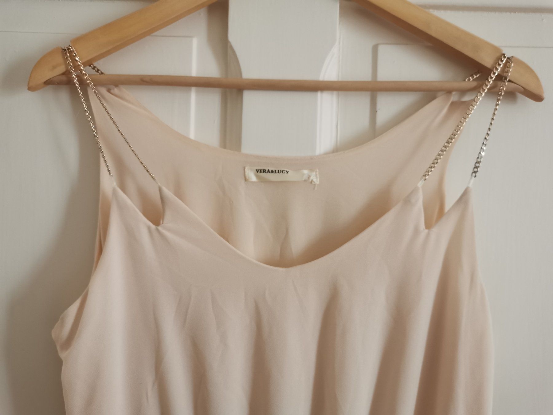Vestiti: elegantes kurzes hellrosa Kleid Gr. S / M – Usato da Zürich venduto da Hibiskus3 1