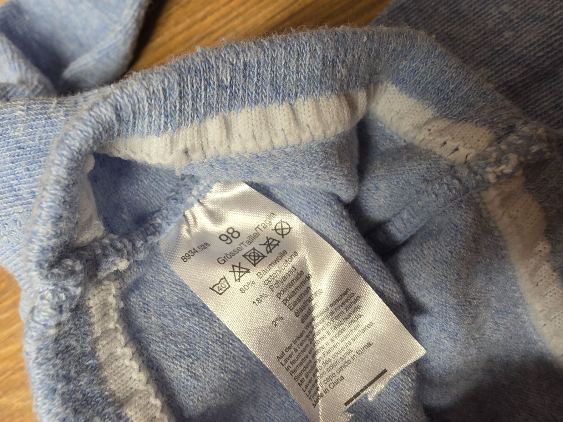 Calze & Collant: Strumpfhose Gr. 98 hellblau – Usato da Nebikon venduto da Japostyle 3