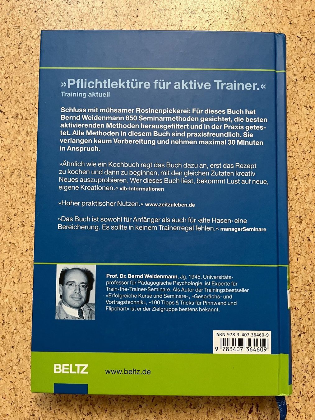 Libri: Buch gebunden "Handbuch Active Training", B. Weidenmann – Nuovo (secondo la descrizione) da Grosswangen venduto da Vita500 1
