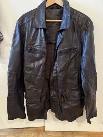 Strellson Herren Lederjacke Gr. M, Top Zustand, Braun!