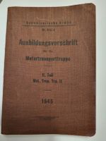 Schweizer Armee - Ausbildungsvorschrift Motortransport 1945