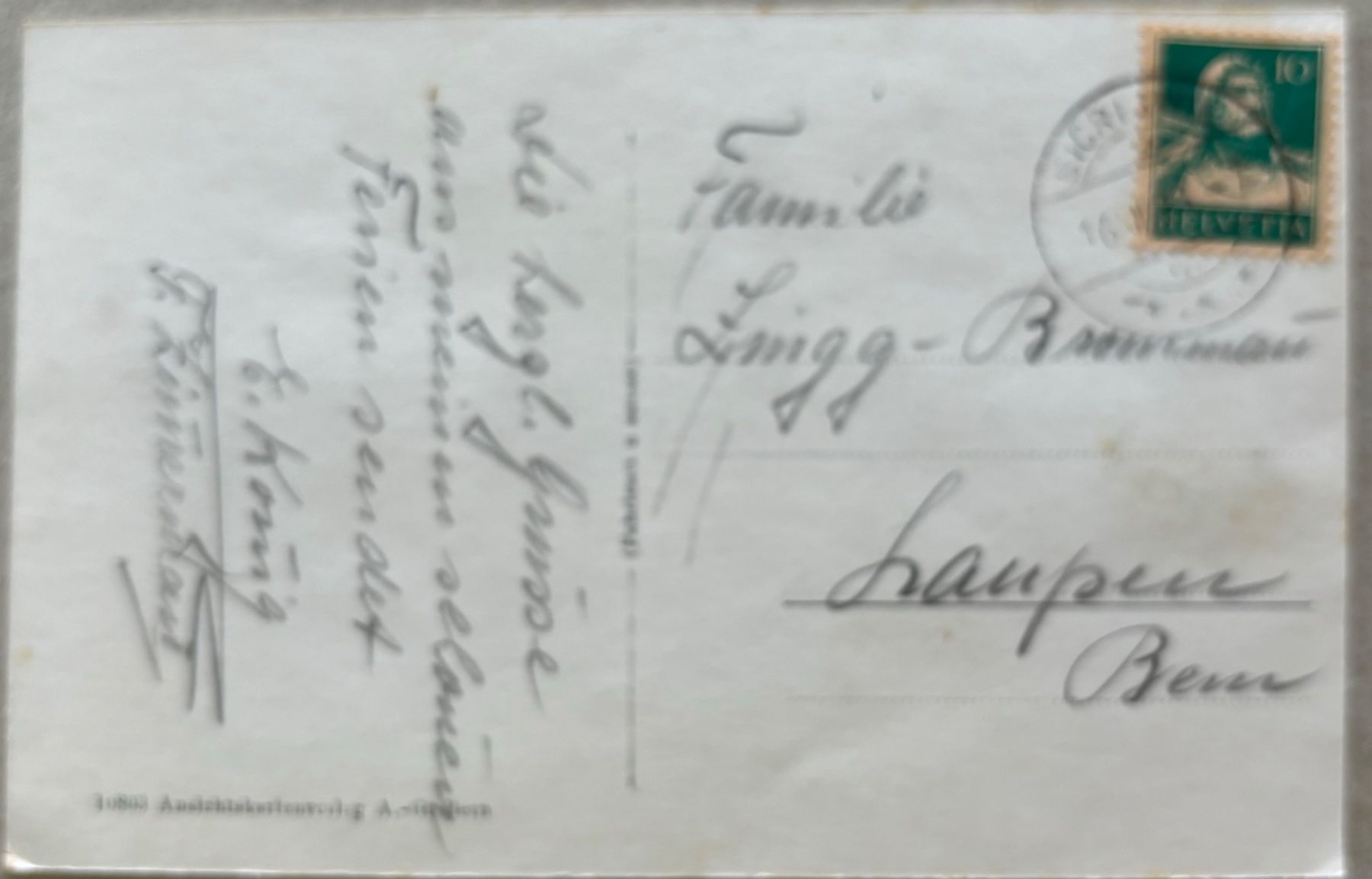 Cartoline postali: Sigriswil, 1933 – Usato da Frauenfeld venduto da Merk52 1