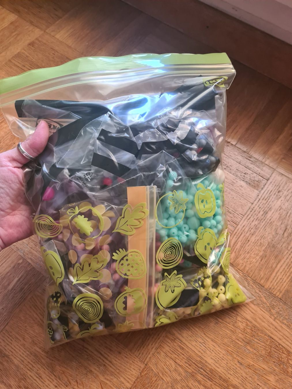 Perle (finte): Lot de perles en silicone pour loisirs créatifs – Nuovo (secondo la descrizione) da Nyon venduto da Dap_j77s 3