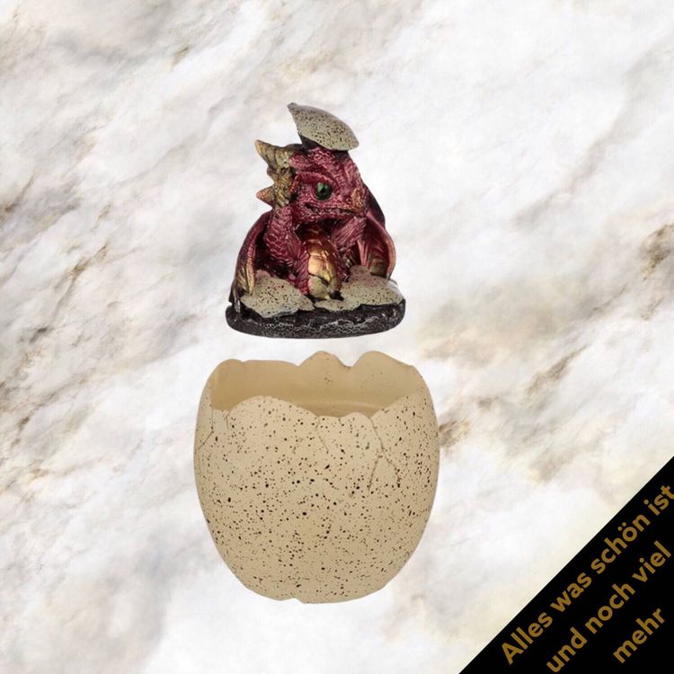 3D Drache Im Ei - Beweglicher Kristall-Drache Mit 30cm Größe