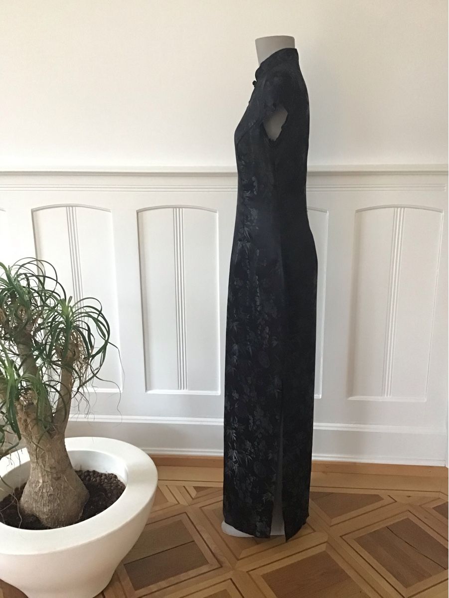 Kleider: Abendkleid Ao Dai, schwarz, Gr. 36-36/S-M – Gebraucht aus Zürich von Balanca 5