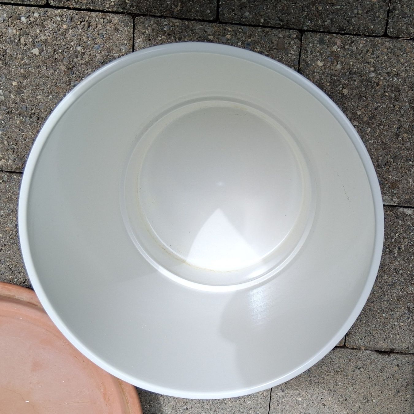 Ikea Vasi per fiori: IKEA  Übertopf weiss Steingut mit Rillen – Nuovo e nell'imballaggio originale da Aarburg venduto da brujil 7