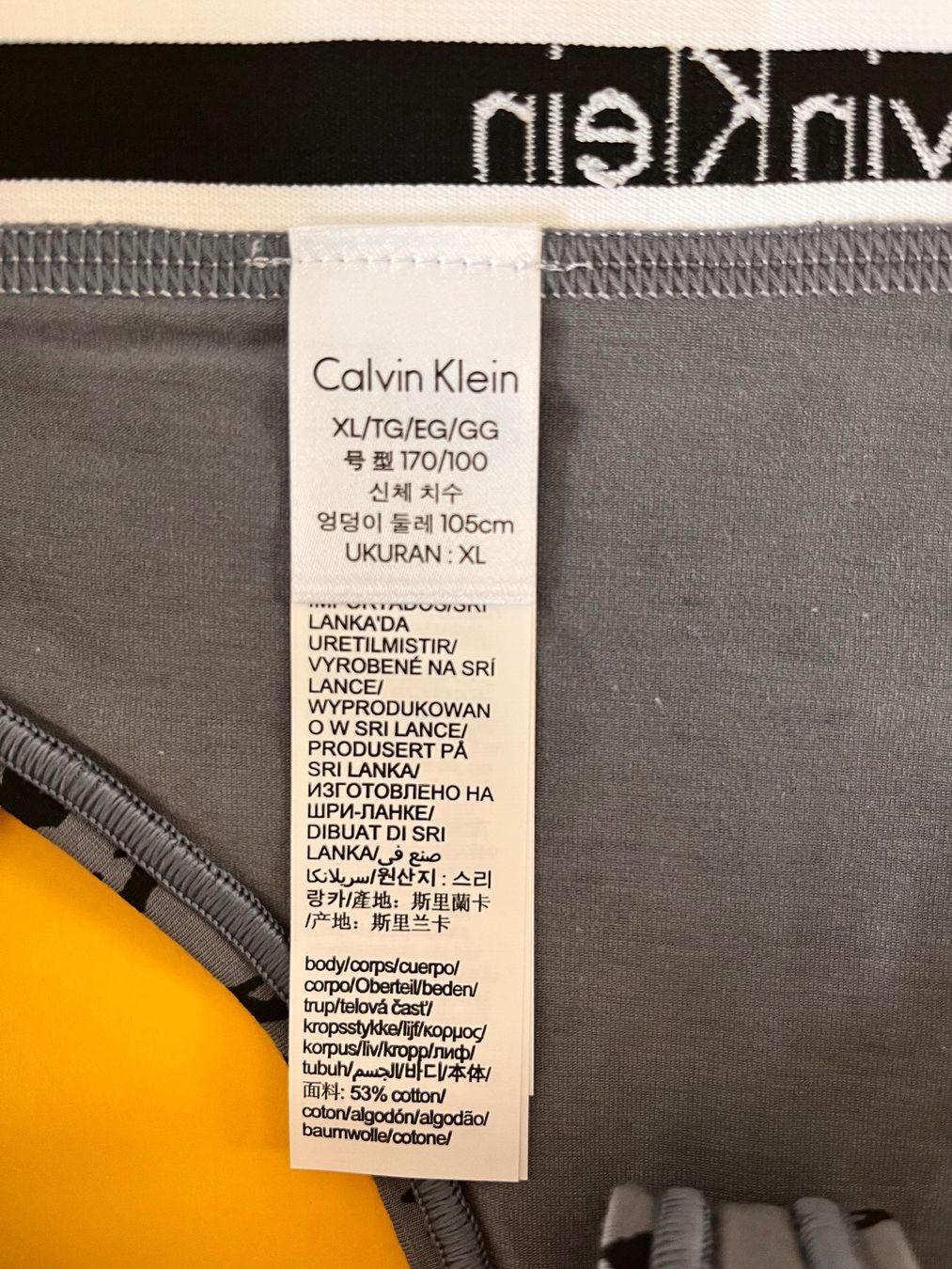 Calvin Klein Altra biancheria intima: String, CALVIN KLEIN, Grösse XL, 1 Stück in Grau – Nuovo e nell'imballaggio originale da Rudolfstetten venduto da gst_g7xl 2