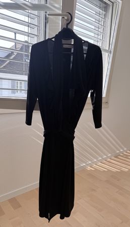 Stylish Black Wrap/Cardigan Dress - Perfect for Date Nights!