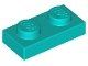 Lego Dark Turquoise Plate 1 x 2 13 Stück