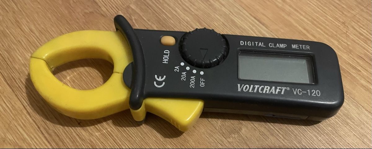 Voltcraft Messen:  digitale Zangen-Strommessgerät Voltcraft VC 120 – Gebraucht aus Bülach von A_M.persenpre 1