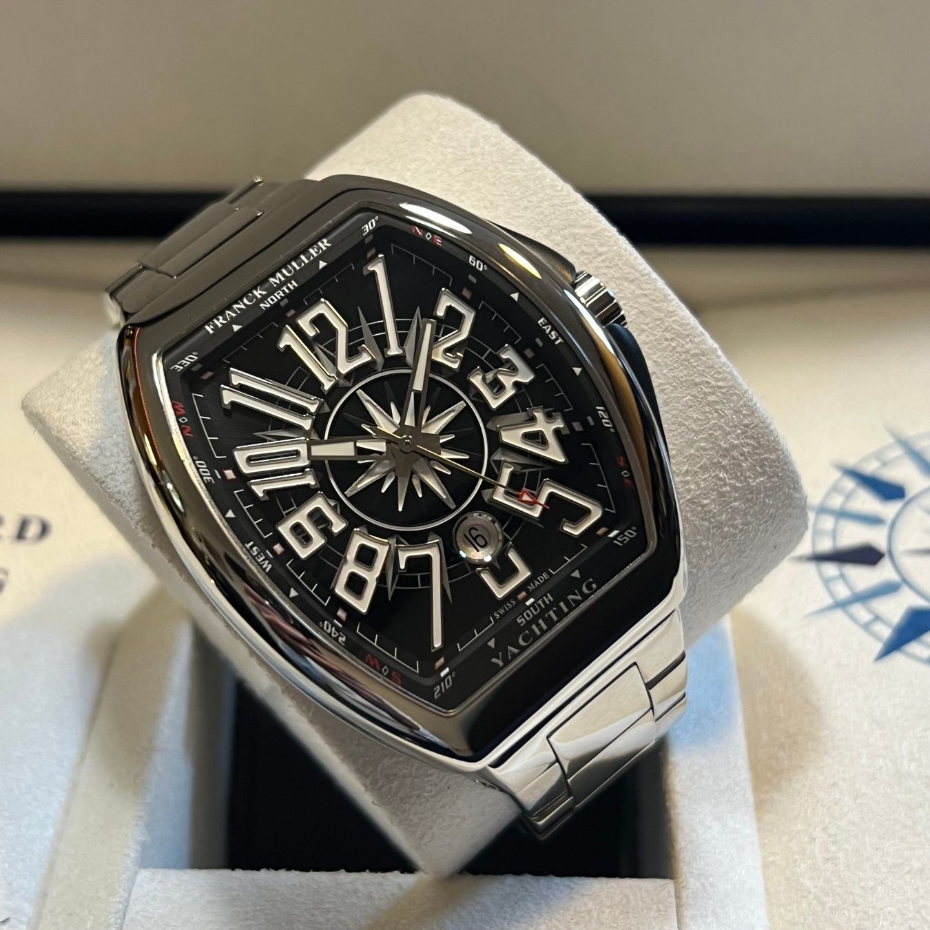 Franck Muller Montres: FLASH SALE Franck Muller Vanguard Yachting Full Set V45SCDT – D'occasion à Carouge GE par Watchaser 7