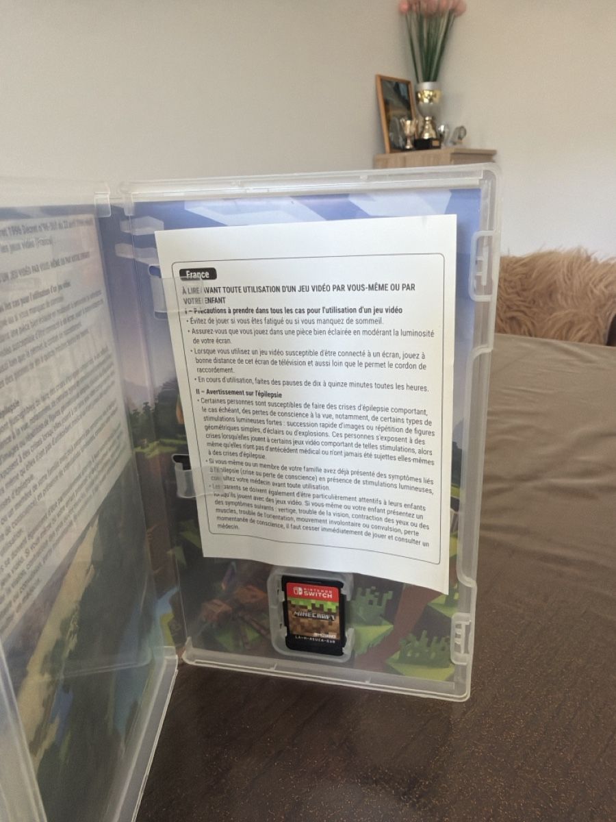 Nintendo Giochi: Jeu Nintendo Switch Minecraft, bon état – Usato da Troinex venduto da cashgva 1