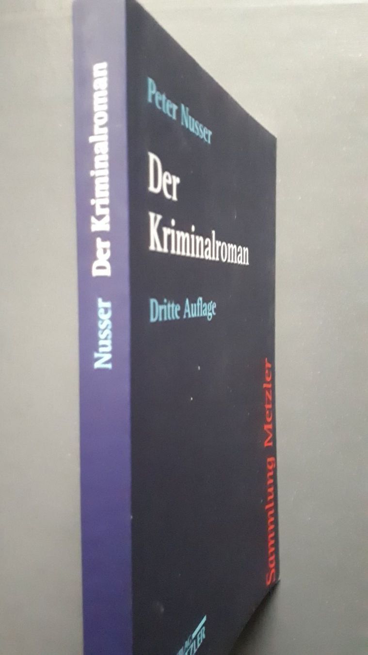 Livres: Peter Nusser Der Kriminalroman. – D'occasion à Basel par Alacant 2