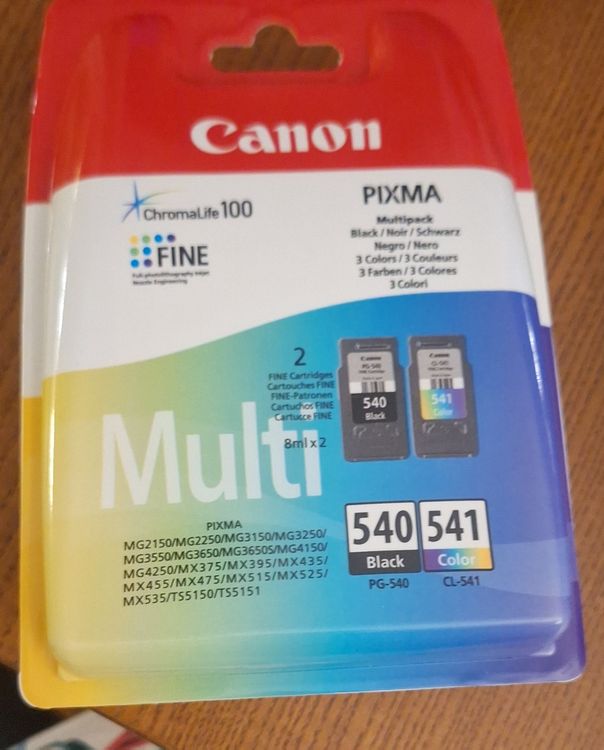 Multipack canon pg - 540l cl - 541xl + papier - Leroy Merlin