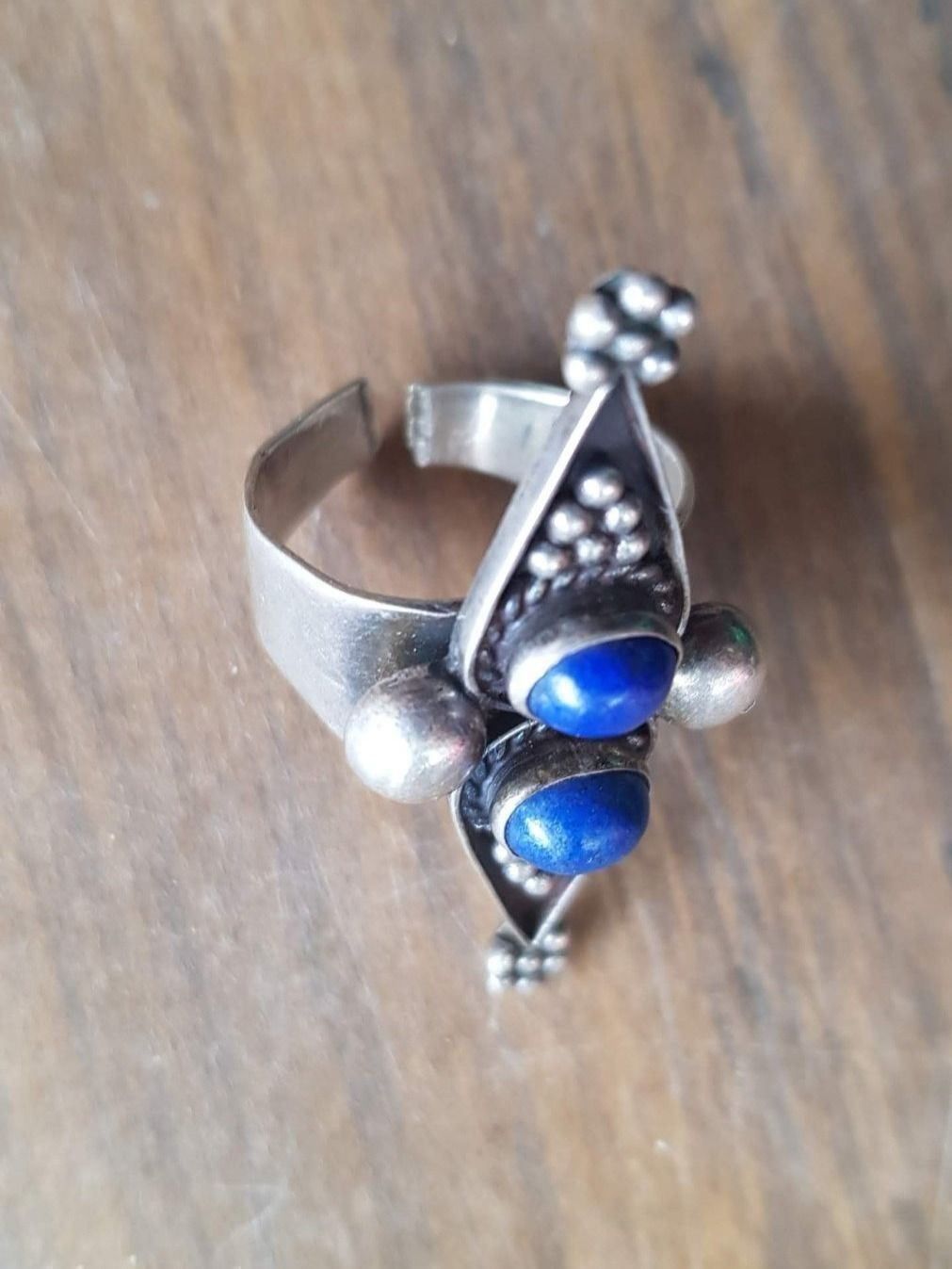 Anelli: Silberring 925er Silber Lapislazuli – Usato da Mörschwil venduto da wunderkiste44 3