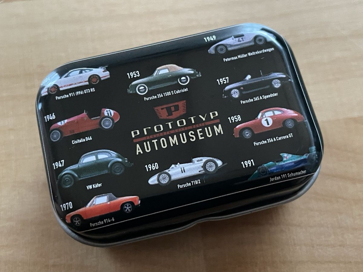 Altro in Decorazioni & Accessori: mini blech dose Auto Museum Hamburg – Nuovo (secondo la descrizione) da Rümlang venduto da euqinom16