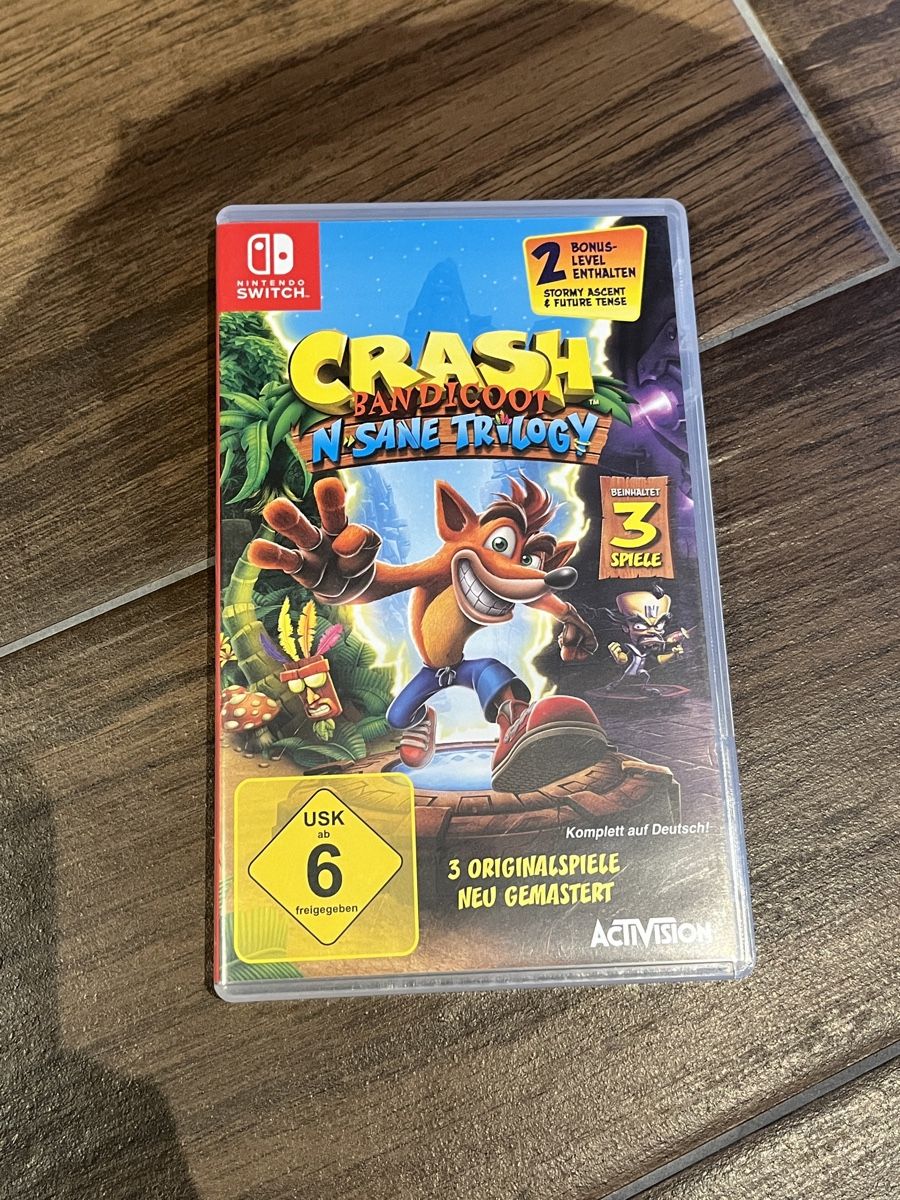 Spiele: Crash Bandicoot N.Sane Trilogy Nintendo Switch – Neu (gemäss Beschreibung) aus Staufen von hadornski1