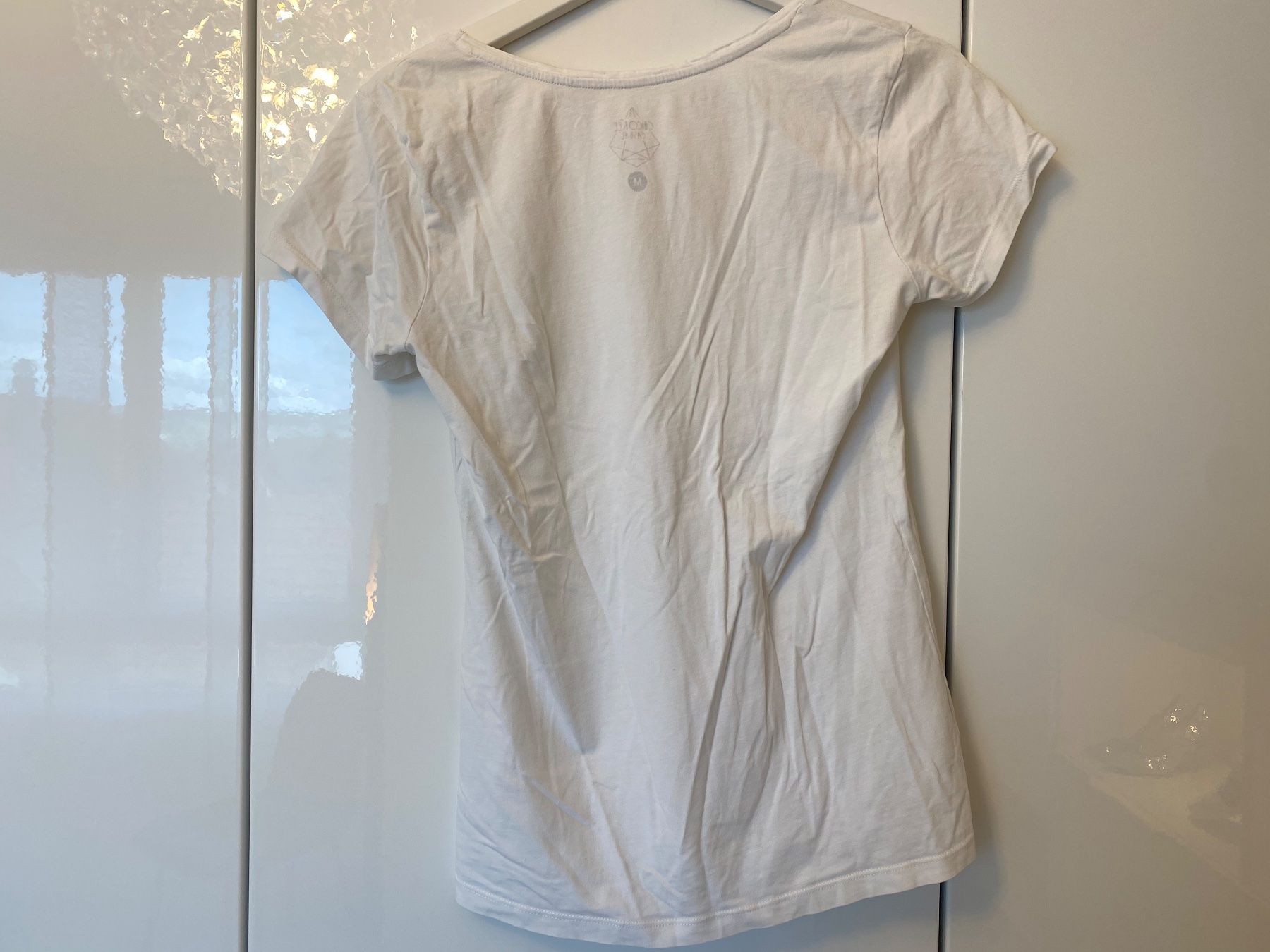 T-shirt: T-Shirt Basic in Weiss (Gr.M) – Usato da Merenschwand venduto da R-R-R 1