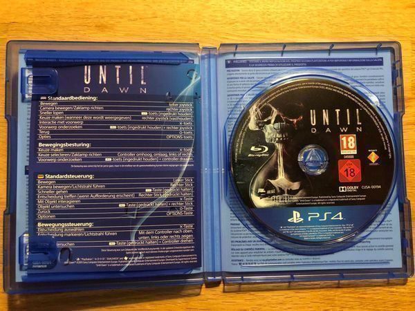 Giochi: Until Dawn für Sony Ps4 – Usato da Kestenholz venduto da Mad18 2