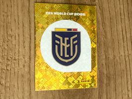 Panini FIFA World Cup 2026 Sticker Ecuador ECU 1