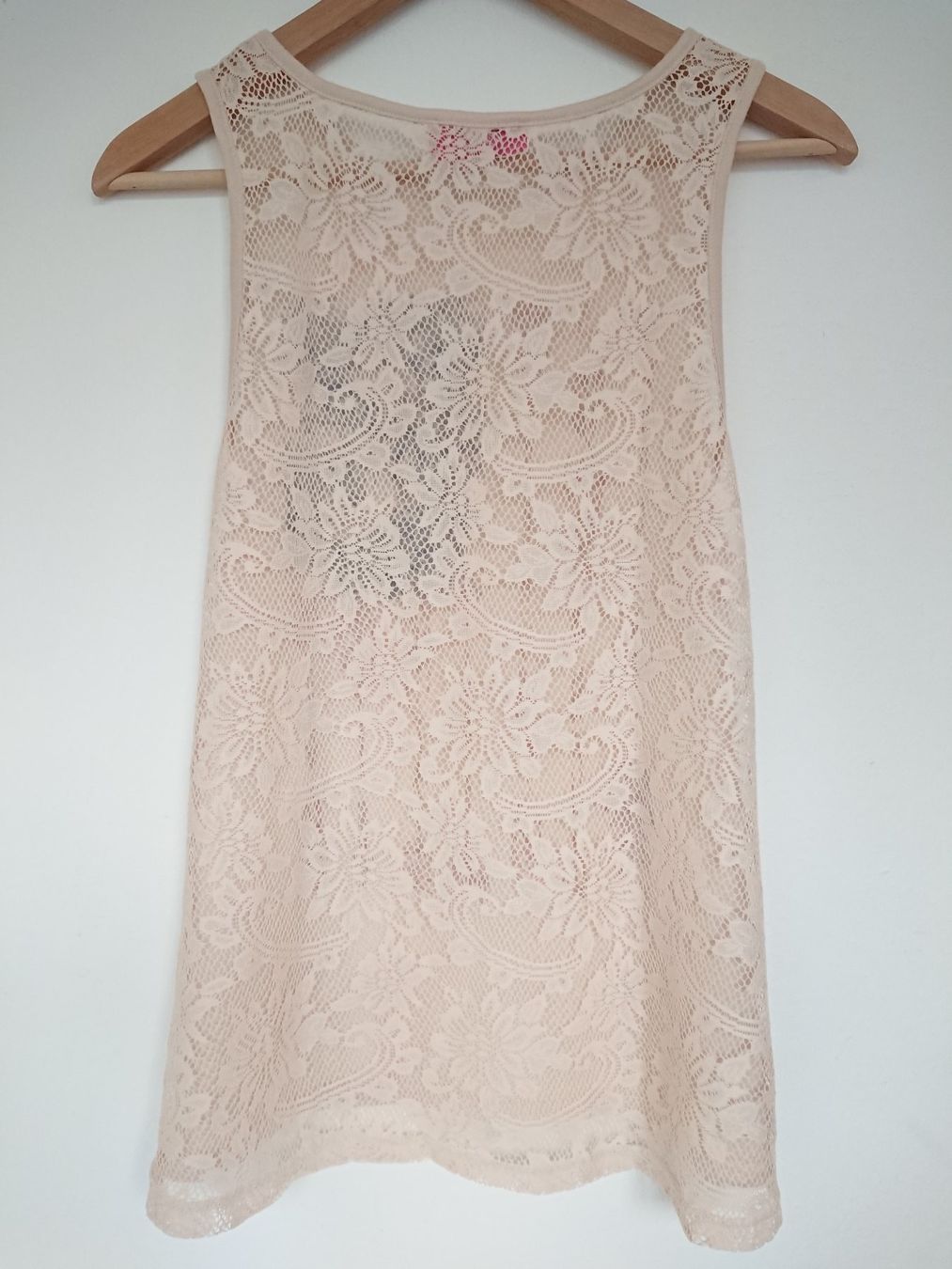 Top: Luftiges Damen Long Top Gr. M Beige – Usato da Hallau venduto da CHACLA 2