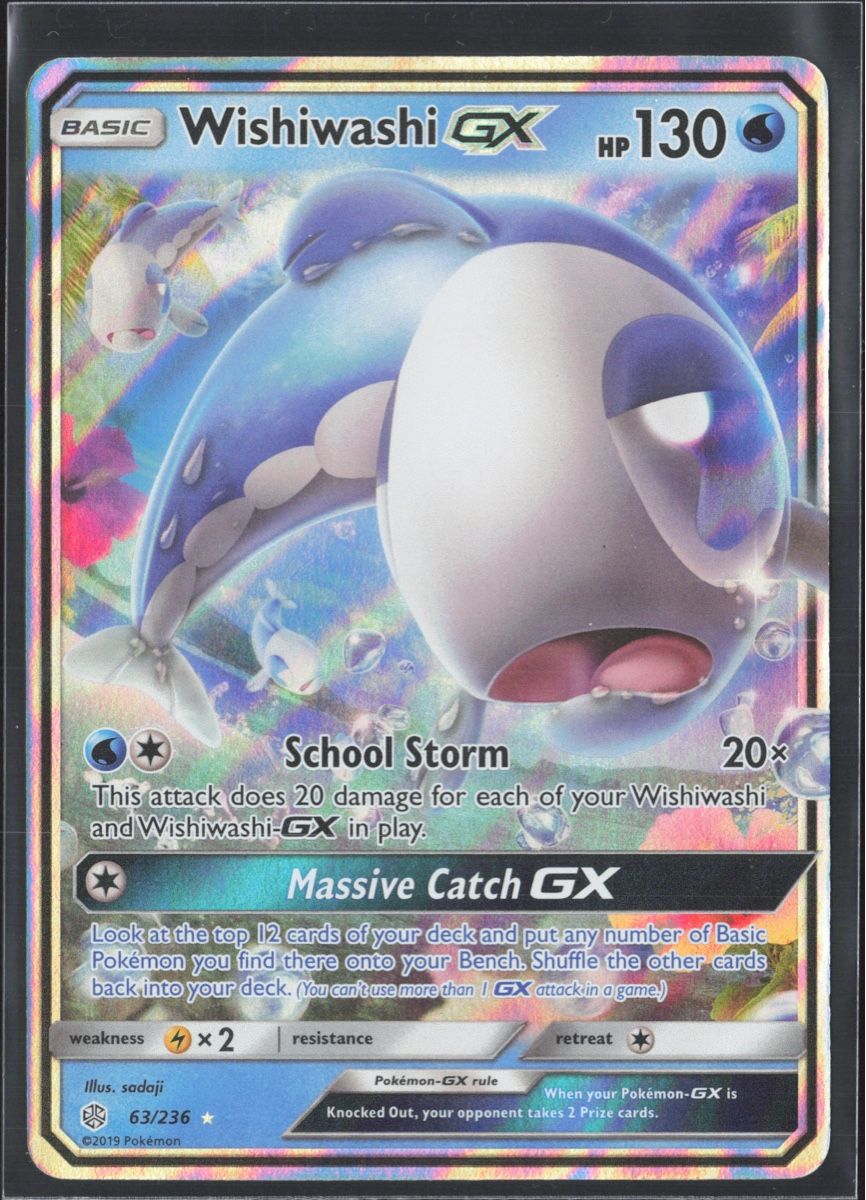 Pokémon Sammelbilder & Trading cards: POKÉMON / Wishiwashi GX / Cosmic Eclipse 🇺🇸 – Gebraucht aus Herzogenbuchsee von TCG-High-Quality