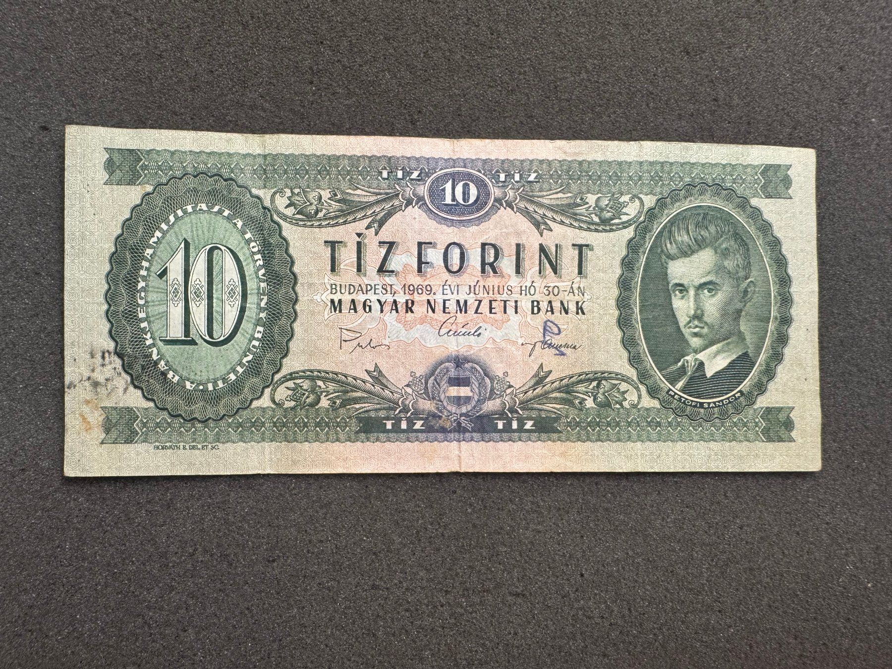 Banconote: 10 Forint Ungarn Banknote 1969 – Usato da Reitnau venduto da tb-muenzen