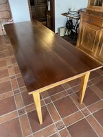 Langer Massivholz-Esstisch Vintage (Abholung im Tessin)