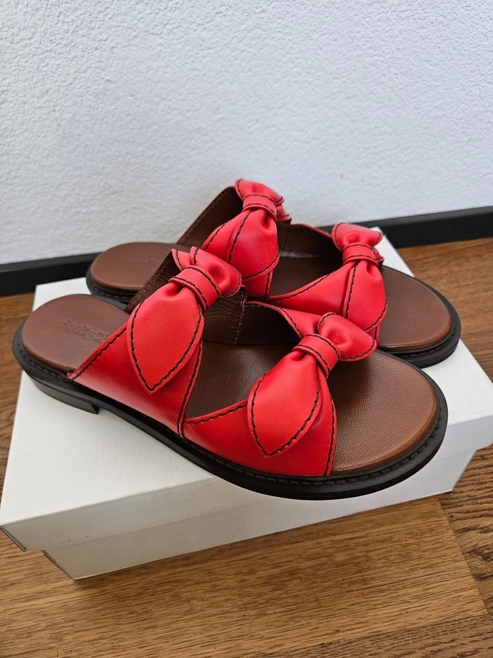 Chloé Scarpe da donna: Schuhe See by Chloe, rot, Leder, neu – Nuovo e nell'imballaggio originale da Zuchwil venduto da ger_ws6t 3