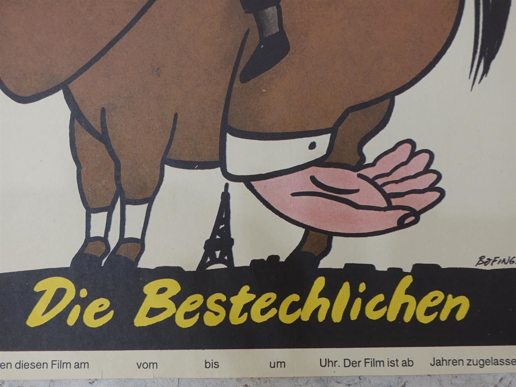 Poster & Bilder: Original Kinoplakat: Die Bestechlichen – Gebraucht aus Gutenswil von Optico 2