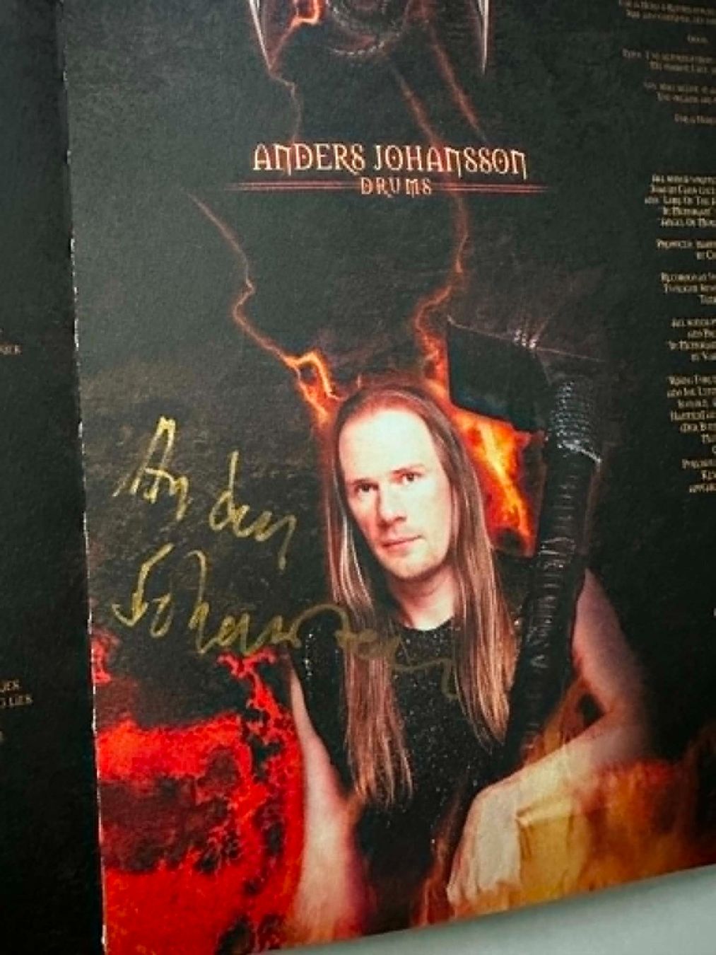 CD: Hammerfall Crimson Thunder Special edition dédicacé – Nuovo (secondo la descrizione) da Moutier venduto da GINGUM 6