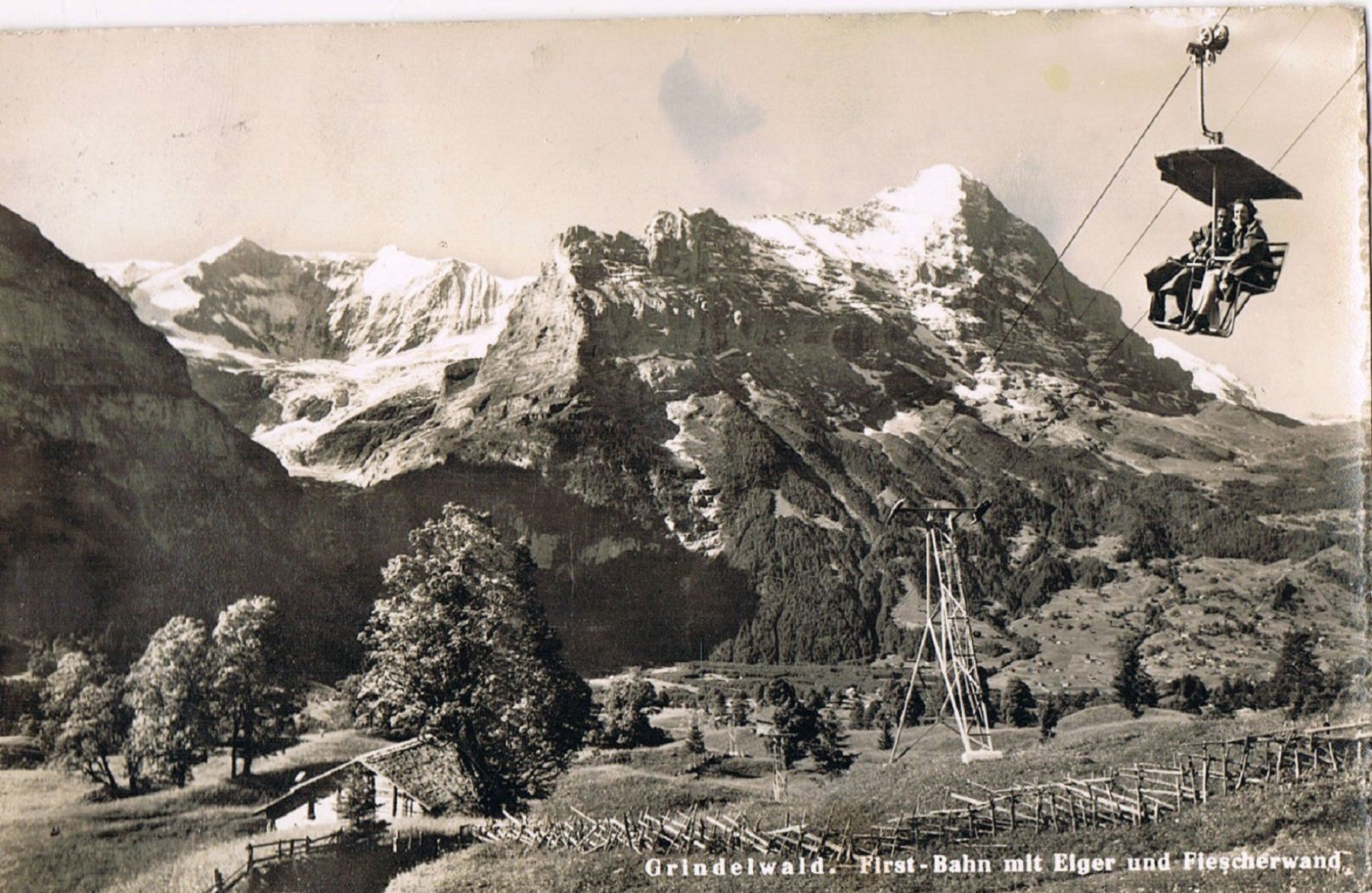 Cartoline postali: Grindelwald First-Bahn – Usato da Buchs AG venduto da Baerfisch