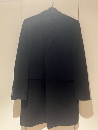 BIAGGINI Herren Mantel schwarz Grösse 48 Wolle, Kashmir usw