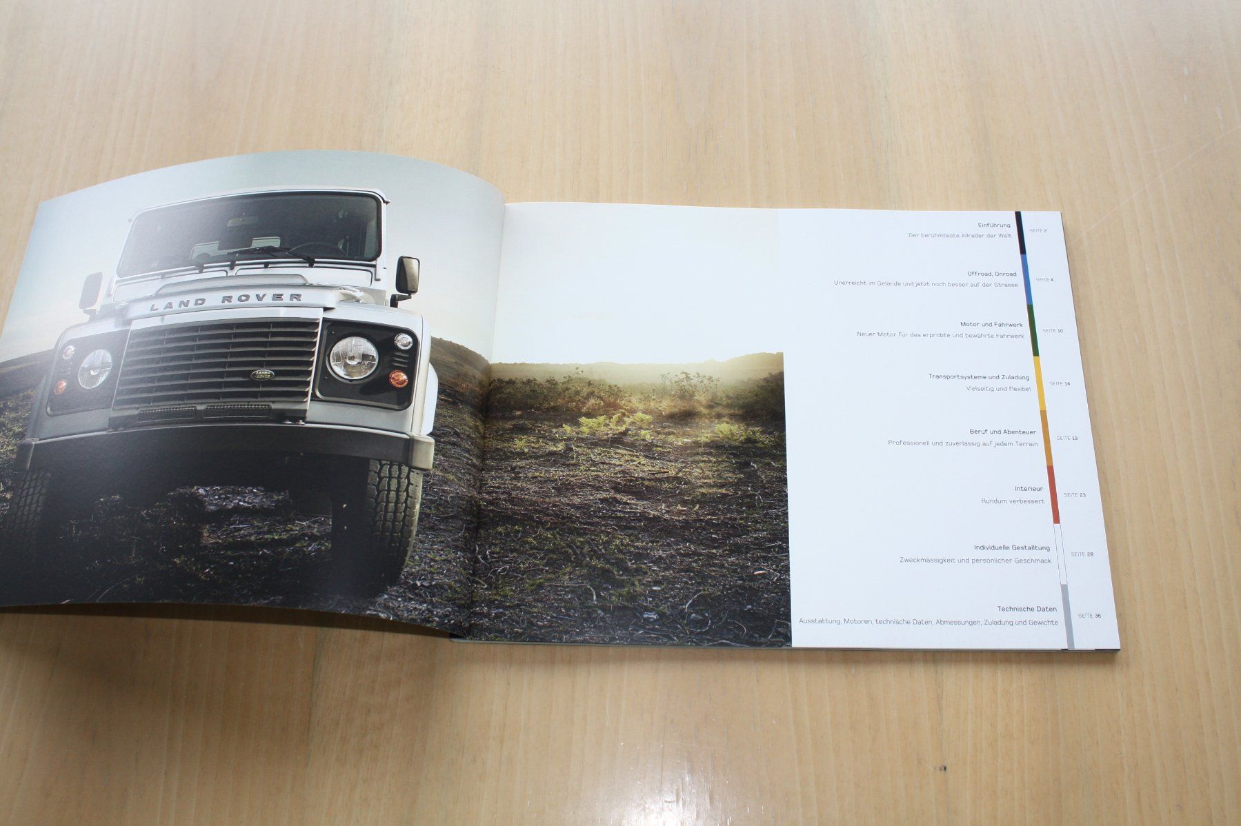 Land Rover Documenti: Land Rover Defender CH-Prospekt 2008 – Usato da Wikon venduto da erwin400 1