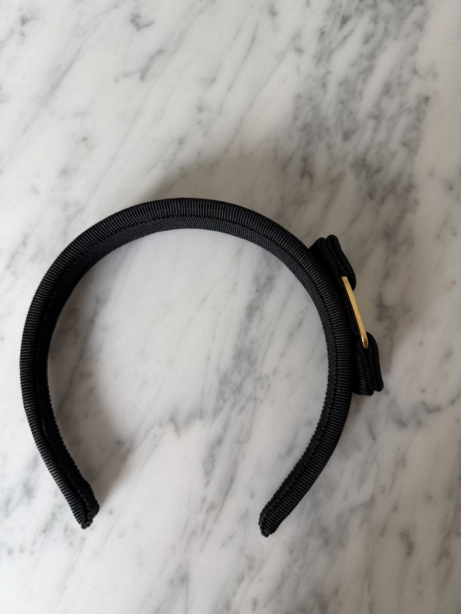 Salvatore Ferragamo Accessori per capelli: Salvatore Ferragamo Headband - Classic Black Accessory – Usato da Zürich venduto da IlonaM 2