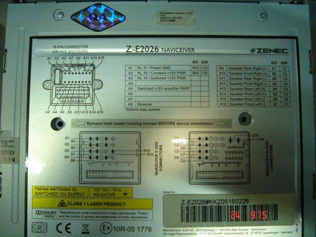Zenec Navigatori: Zenec 2026 DAB+ – Difettoso da Künten venduto da Soku3 2
