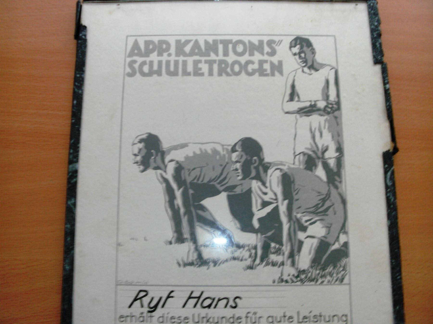 Documenti: Anerkennungsurkunde Sechskampf 1934 – Usato da Grenchen venduto da Kogi7 1