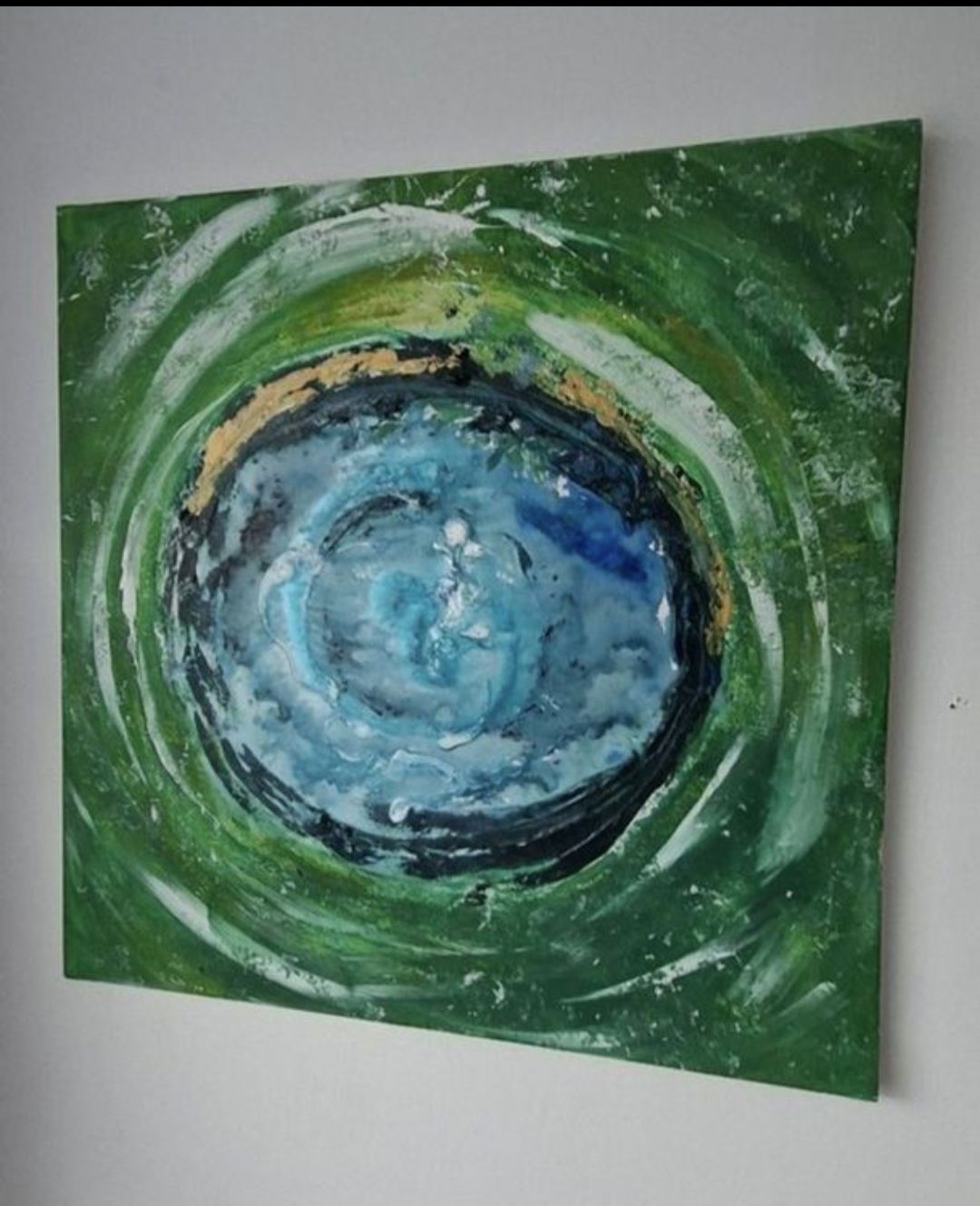 Dipinti: Einzigartiges Acrylgemälde "Auge" handmade 58×58 – Nuovo (secondo la descrizione) da Riehen venduto da Steinbock1970 1