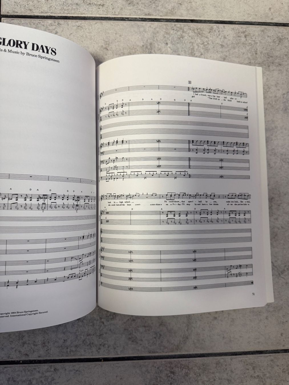 Libri: Bruce Springsteen Rock Score Songs – Usato da Kaiseraugst venduto da Drasa 3