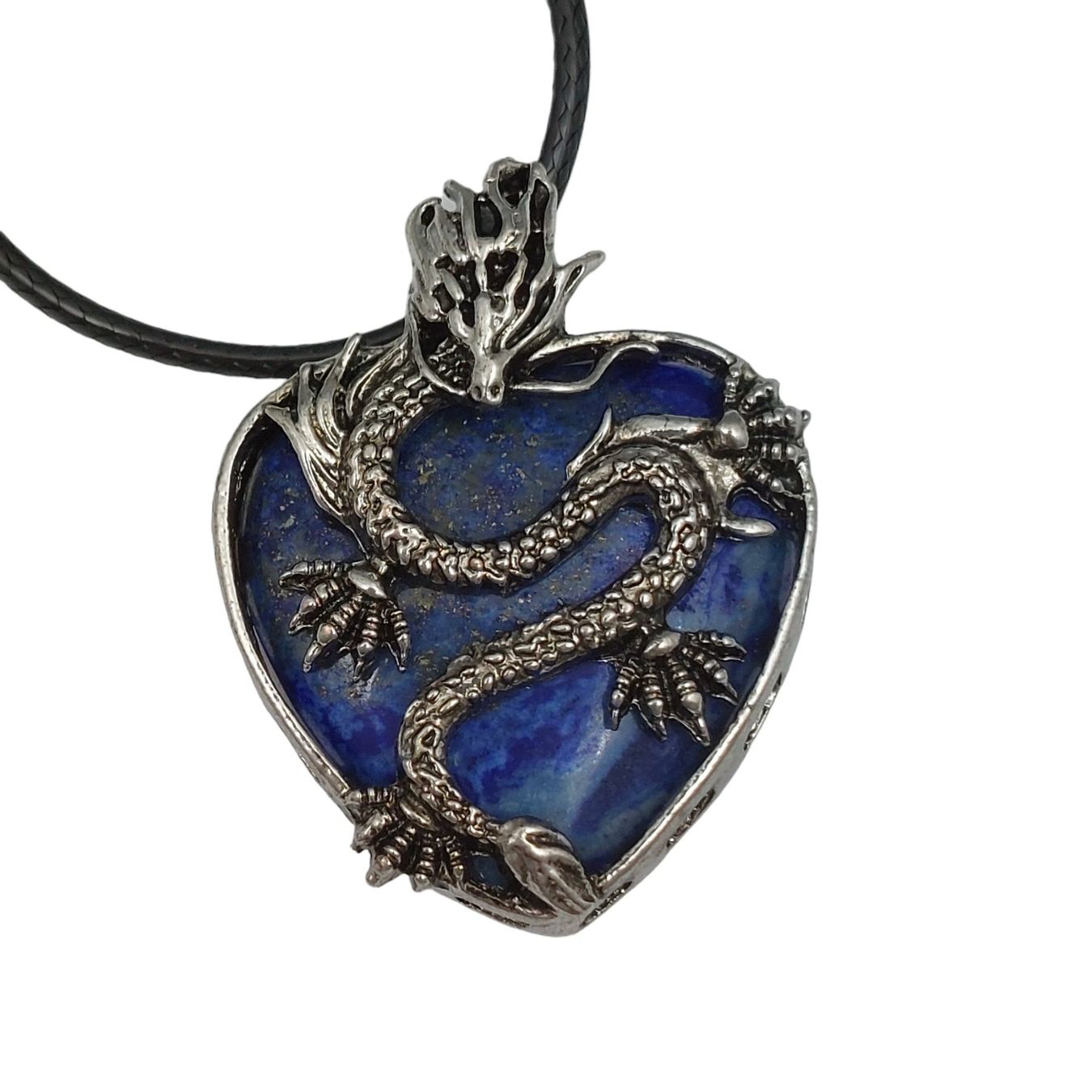 Ciondoli: Halskette mit Drachen Herz Anhänger – Nuovo e nell'imballaggio originale da Zunzgen venduto da WeilerShop 1